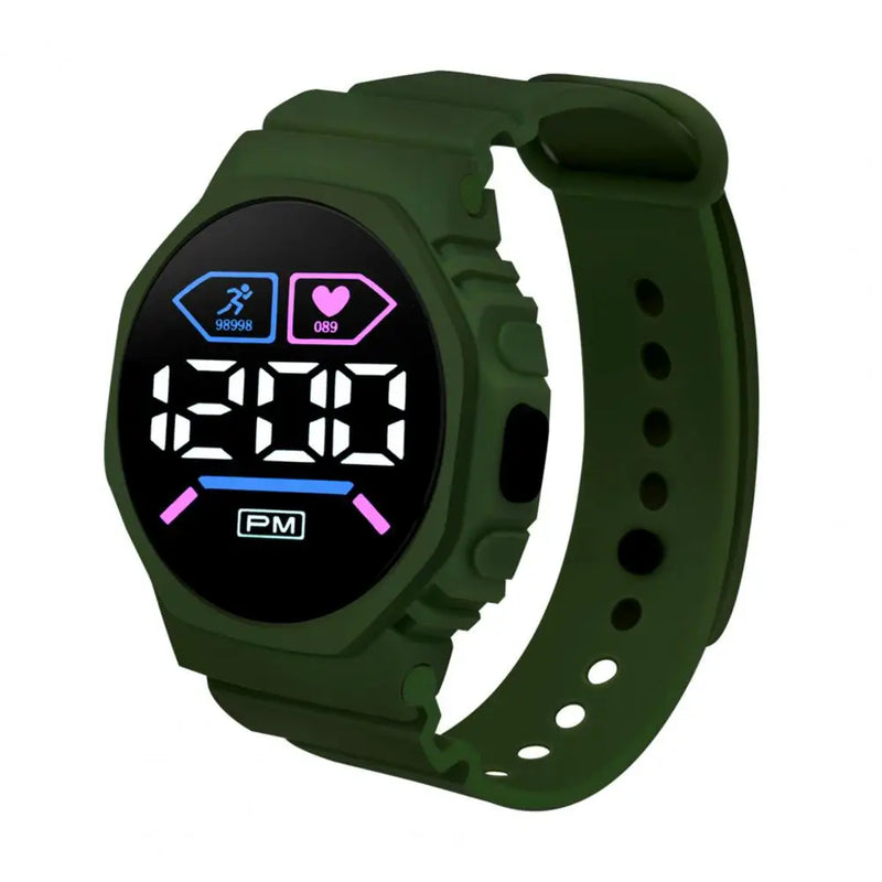 Electronic Watch Waterproof LED Display Power-saving Multifunctional Precise Time Casual Large Screen Sports Student Watch