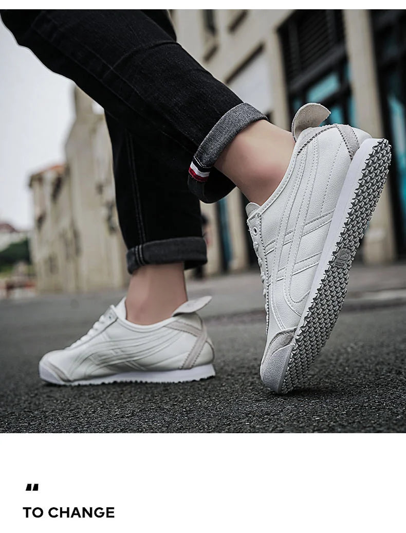 Couple sports walking shoes