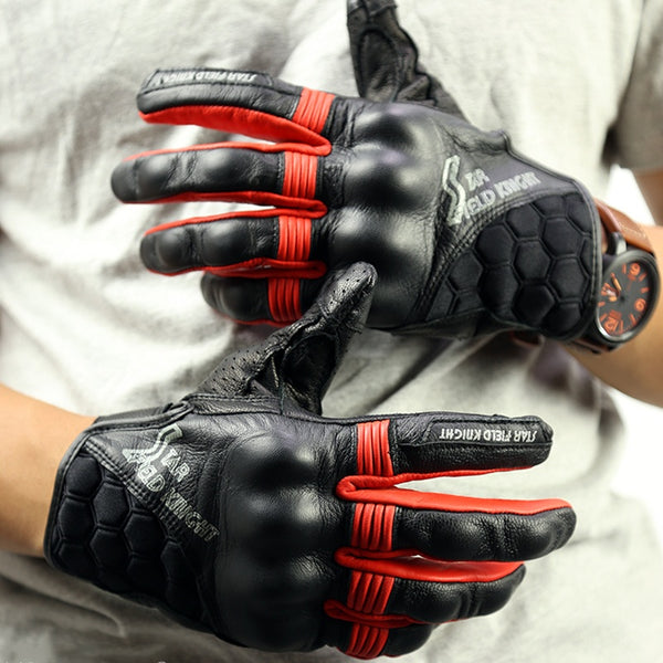 Leather Motorcycle Gloves