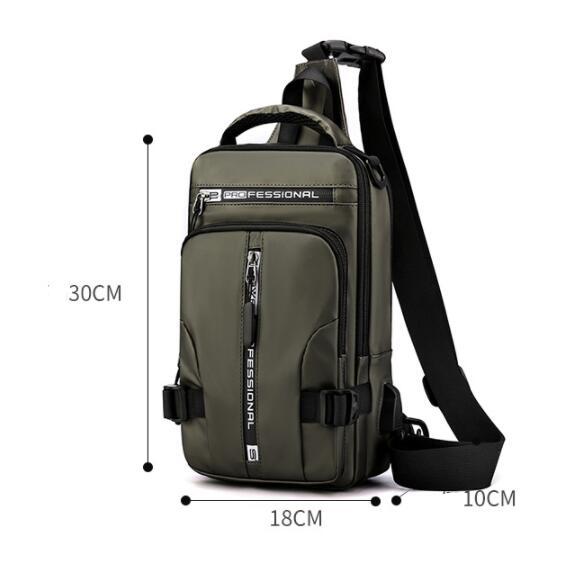 Nylon Backpack With USB Charging